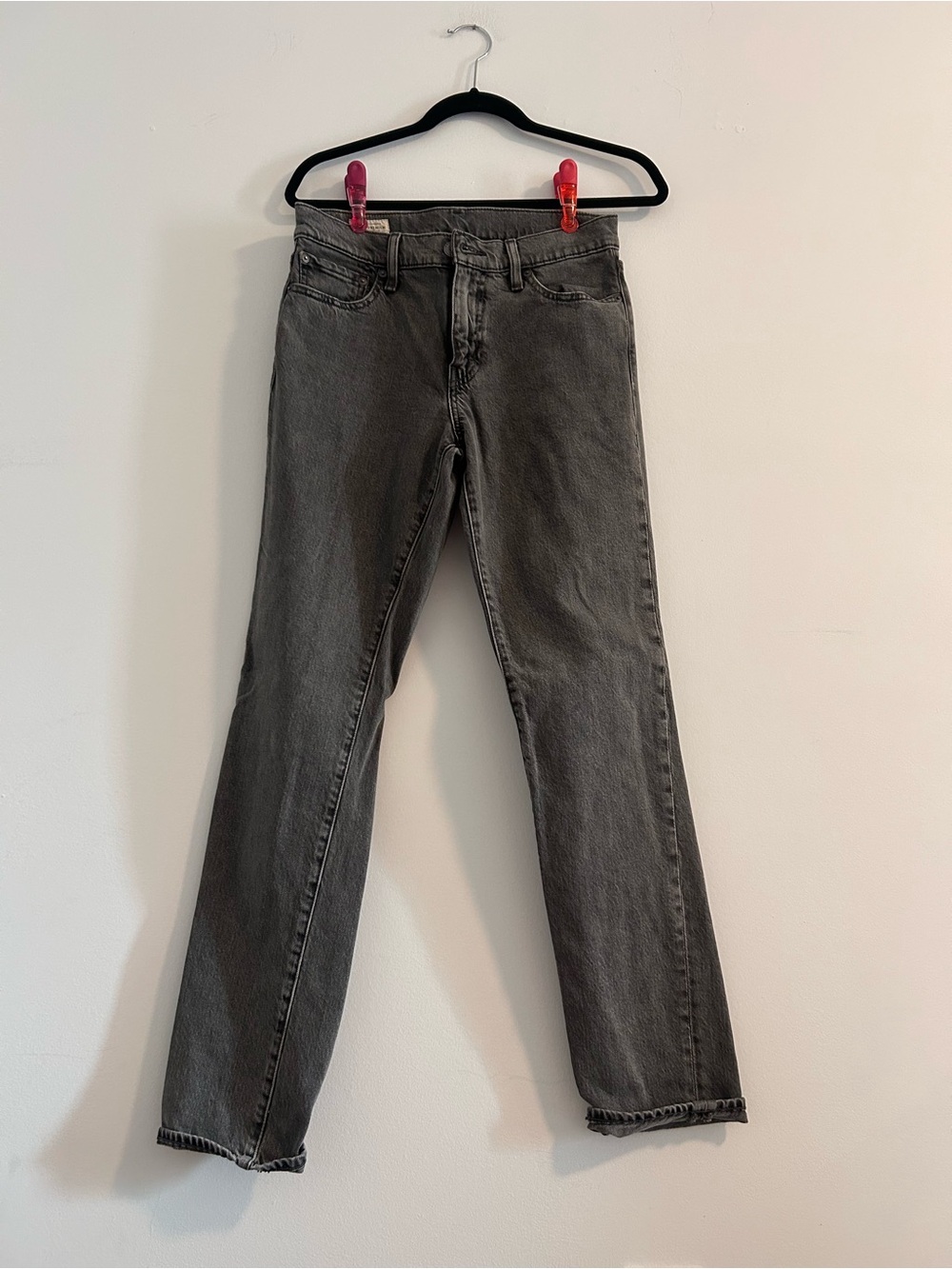 Levi's Women's Gray Straight Leg Jeans